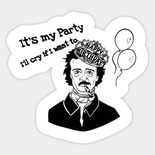 Poe Party Pooper Sticker